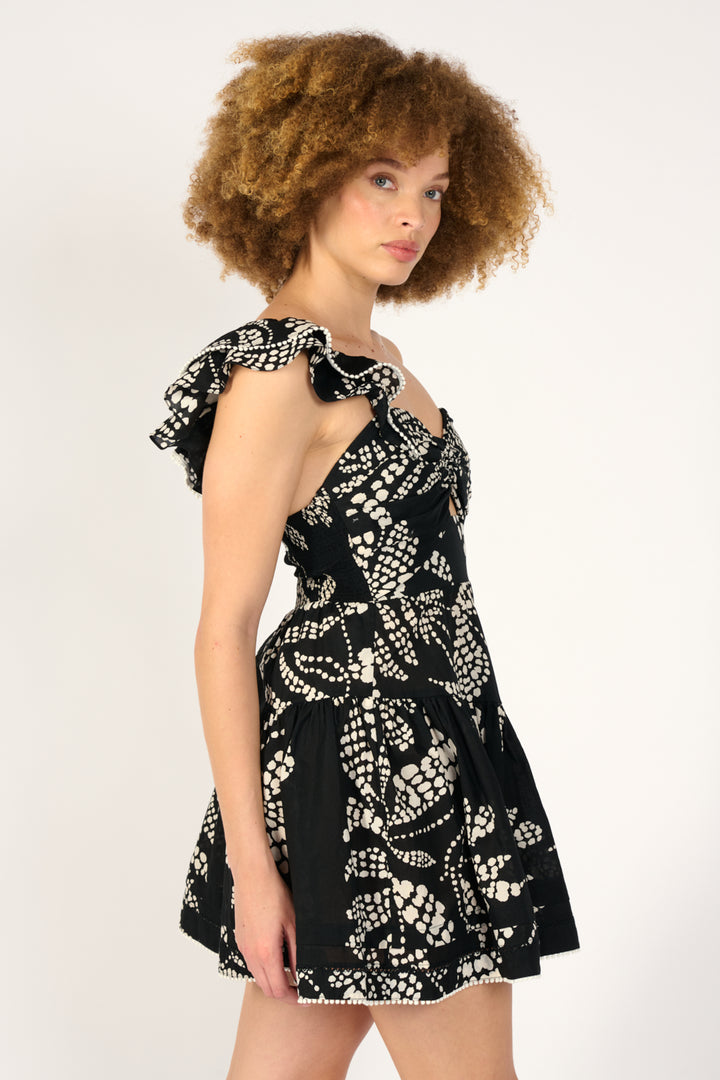 Mini Dress Niki - Black Austral - Poupette St Barth