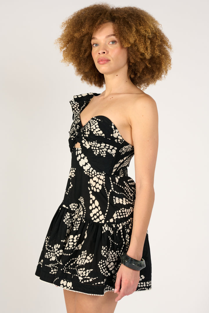 Mini Dress Niki - Black Austral - Poupette St Barth