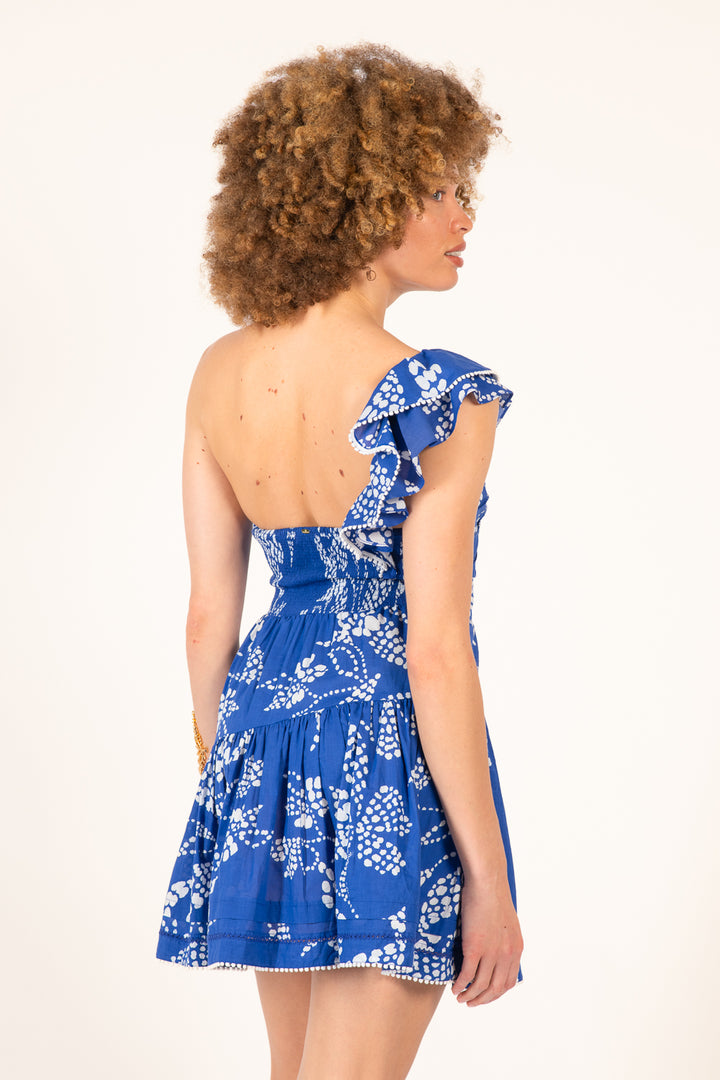 Mini Dress Niki - Blue Austral - Poupette St Barth