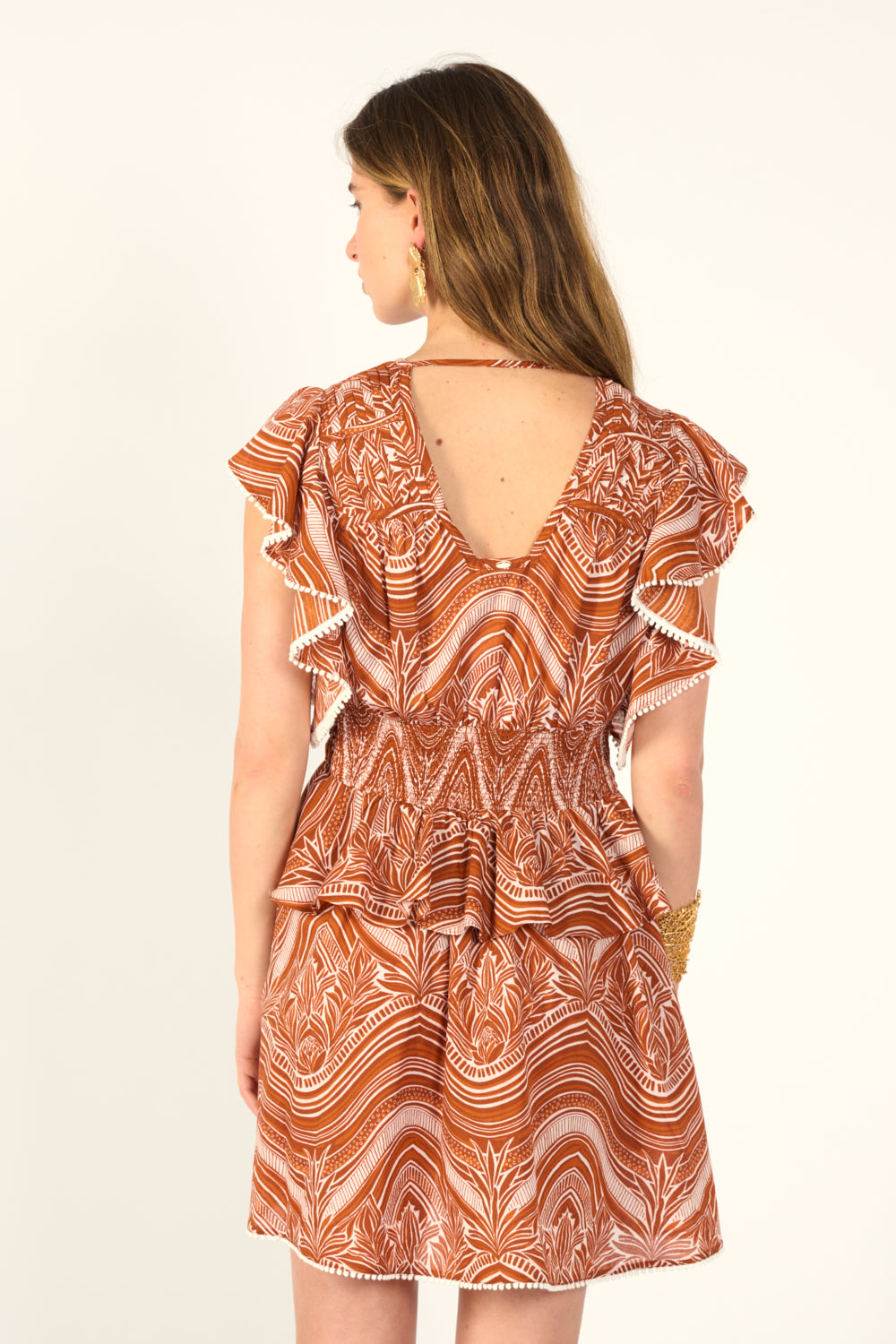 Mini Dress Noemi - Choco Moryana - Poupette St Barth