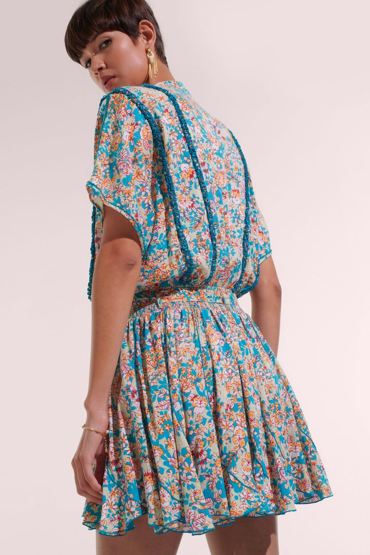 Robe Courte Olivia - Green Sweet Bell