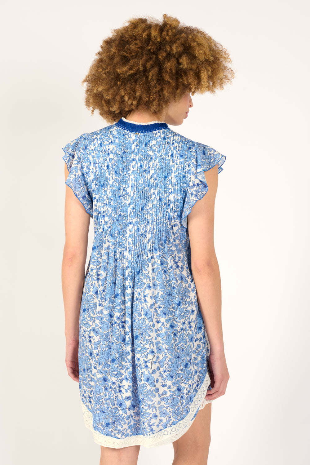 Mini Dress Sasha - Blue Aquaflora