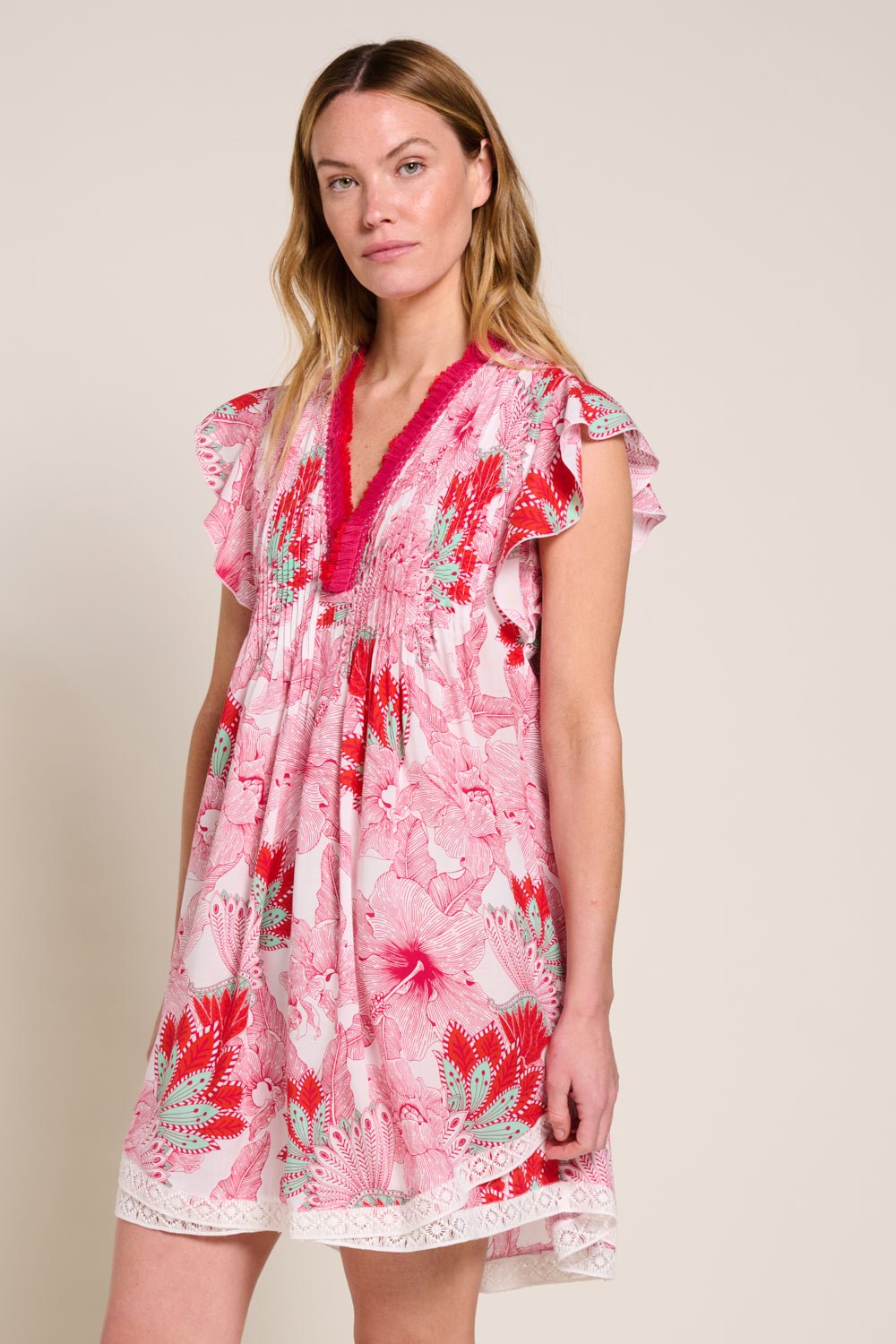 Mini Dress Sasha - Pink Padang