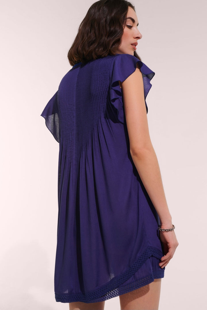 Mini Dress Sasha - Royal Blue - Poupette St Barth