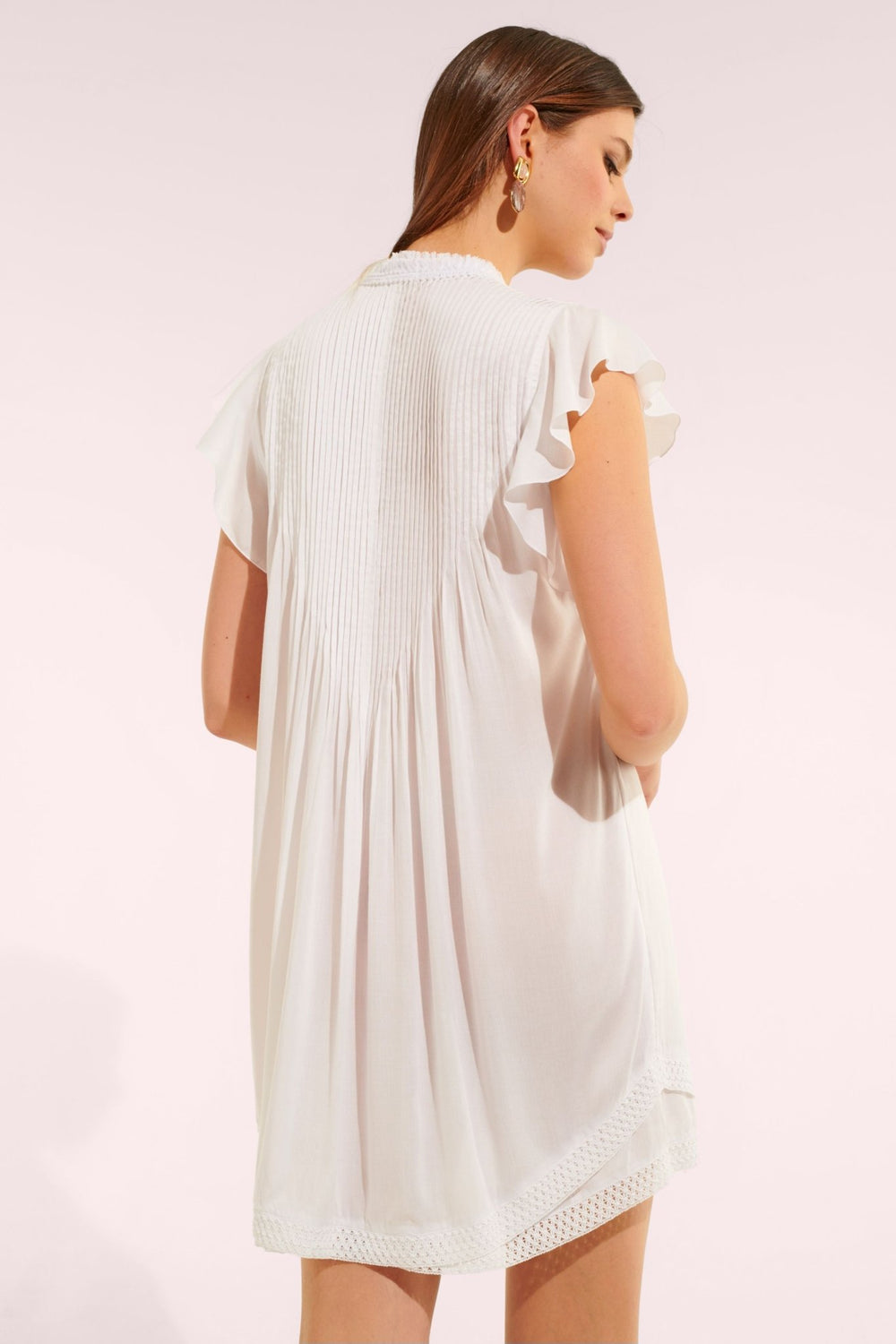 Mini Dress Sasha - Optic White - Poupette St Barth