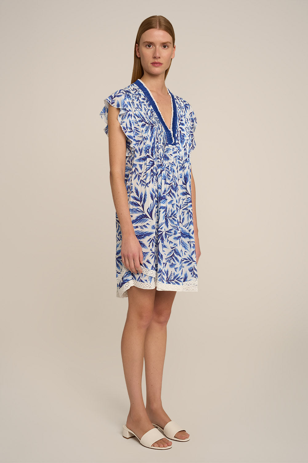 Mini Dress Sasha - Blue Sumi