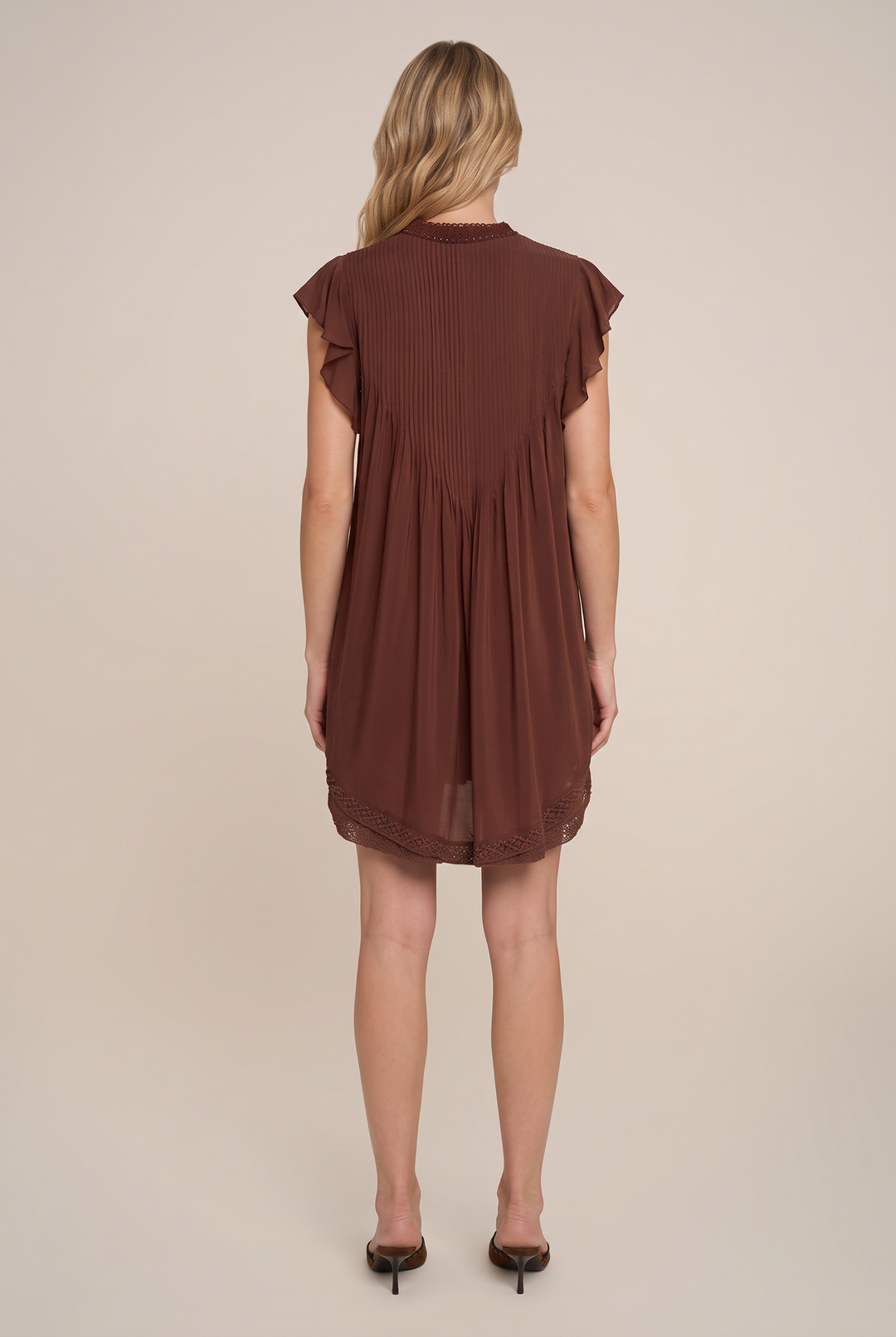 Robe Courte Sasha - Chocolate Brown