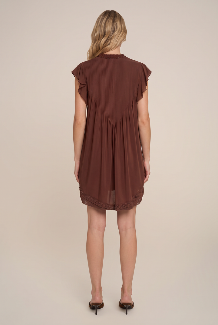 Robe Courte Sasha - Chocolate Brown
