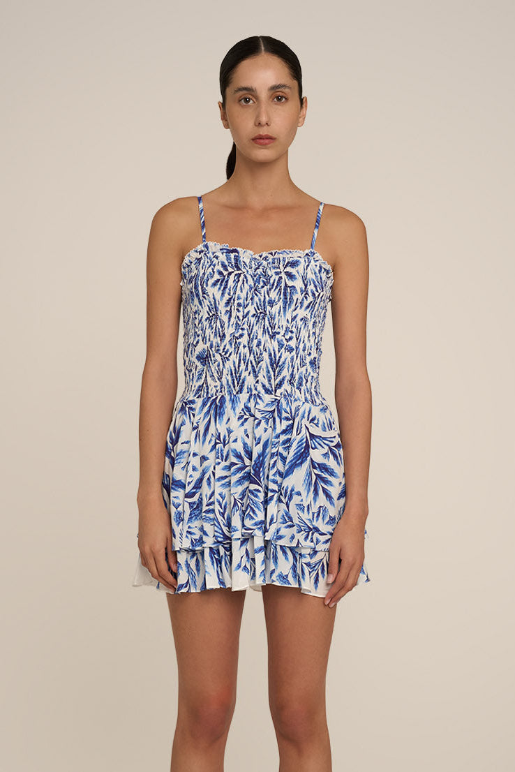 Mini Dress Sunia - Blue Sumi