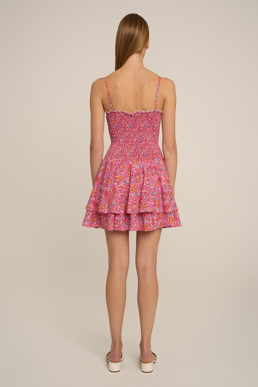 Robe Courte Sunia - Pink Tiny Blooms