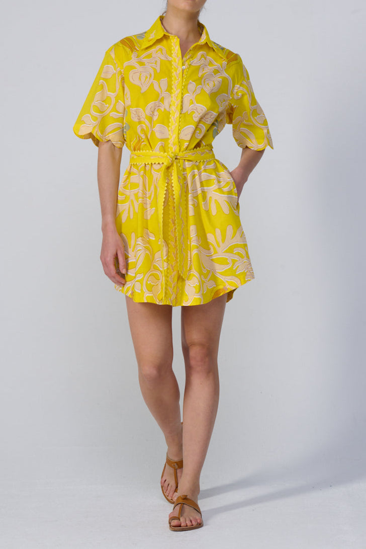 Mini Dress Wes - Yellow Ritual
