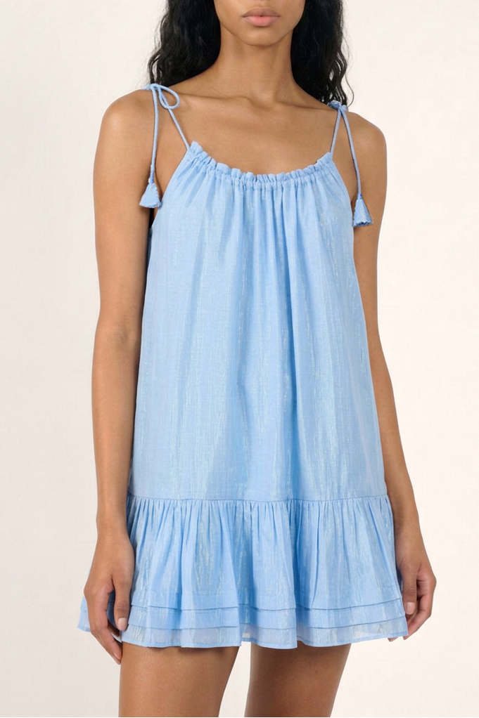 Robe Courte Billie - Light Blue