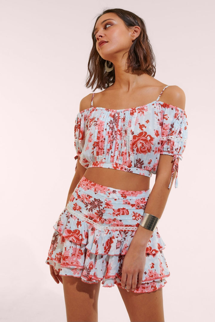 Mini Jupe Alizée - Blue 90'S