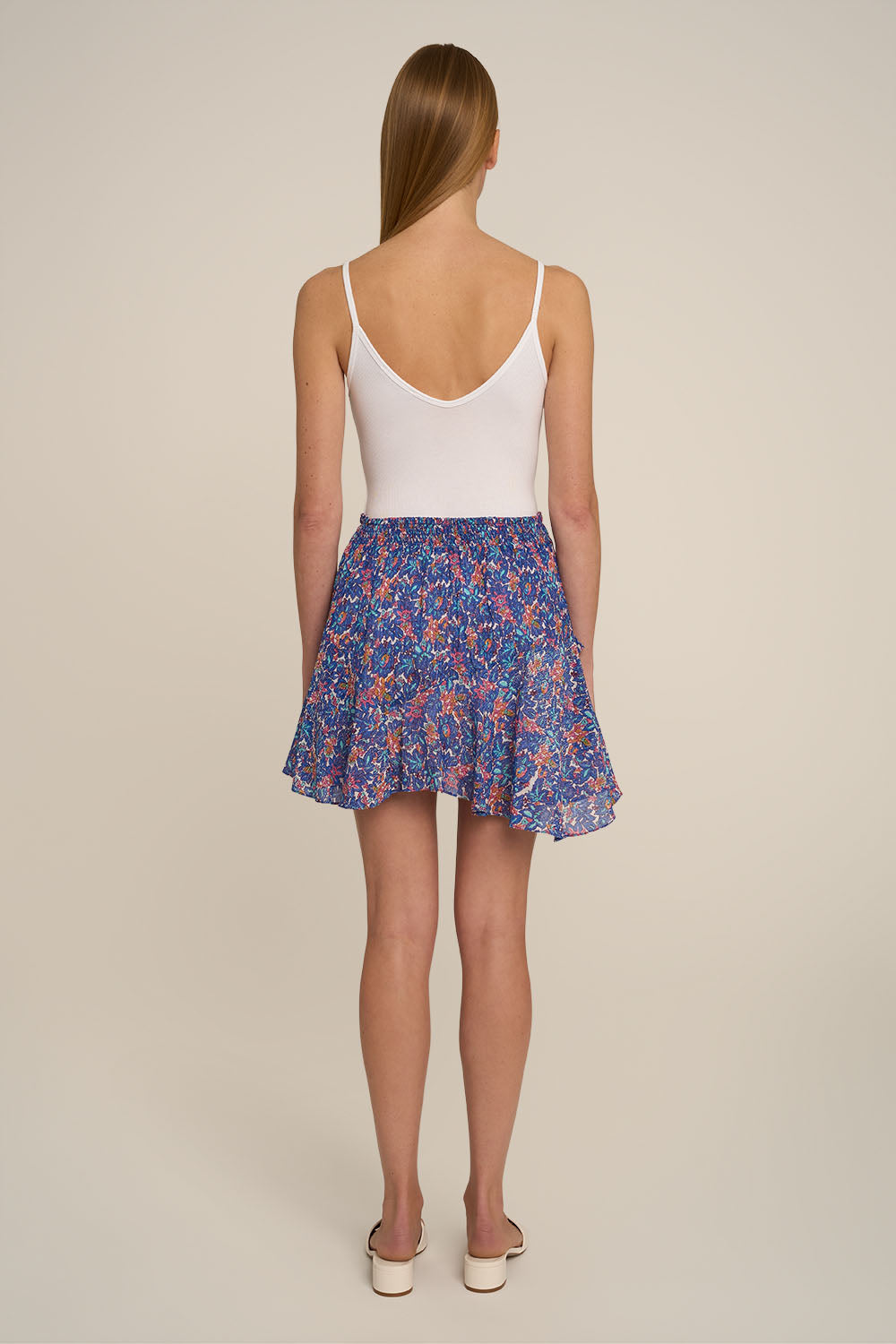 Mini Jupe Remi - Blue Tiny Blooms