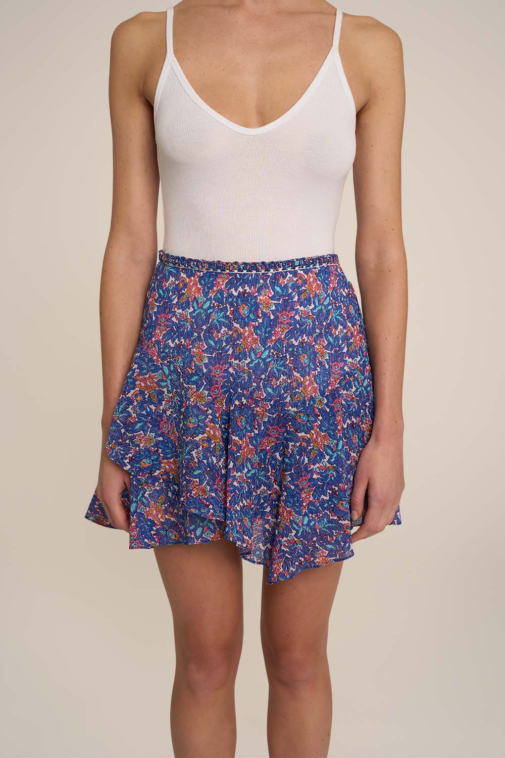 Mini Jupe Remi - Blue Tiny Blooms