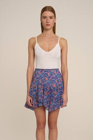 Mini Jupe Remi - Blue Tiny Blooms