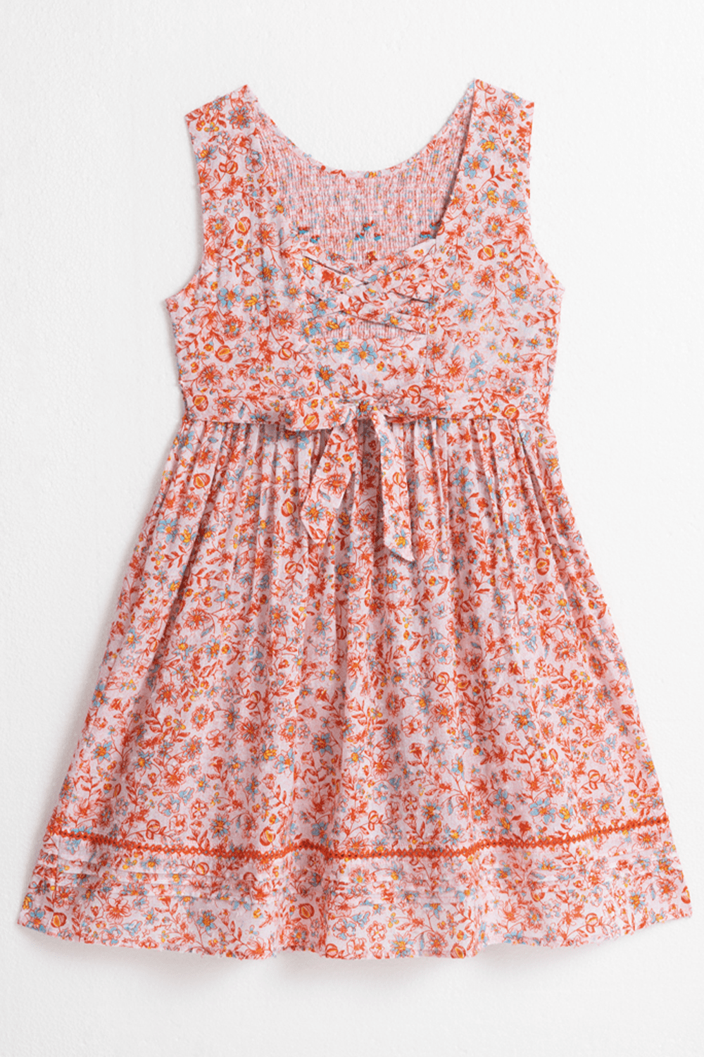 Kids Mini Dress Amelie - Pink Magnolia - Poupette St Barth