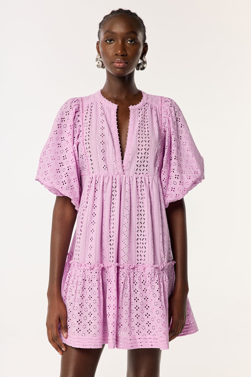 Mini Dress Aria - Lilac - Poupette St Barth