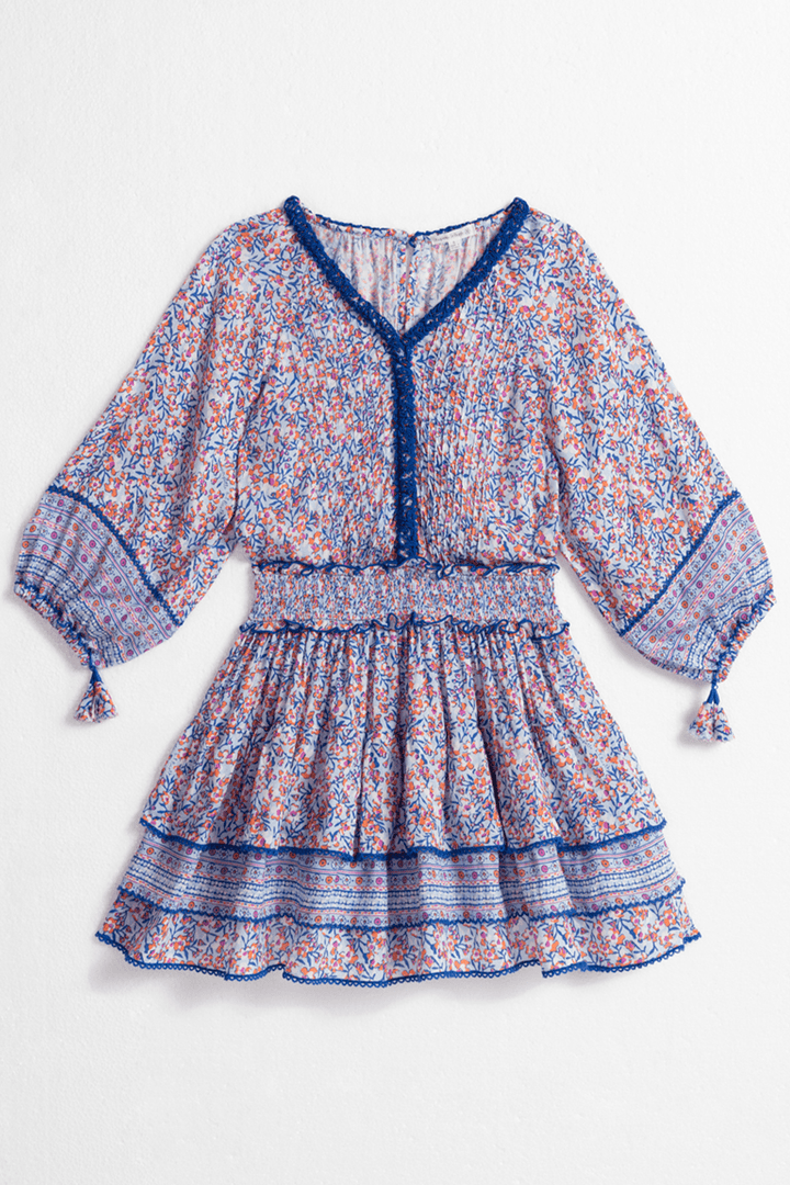 Kids Mini Dress Ariel - Light Blue Paquerette