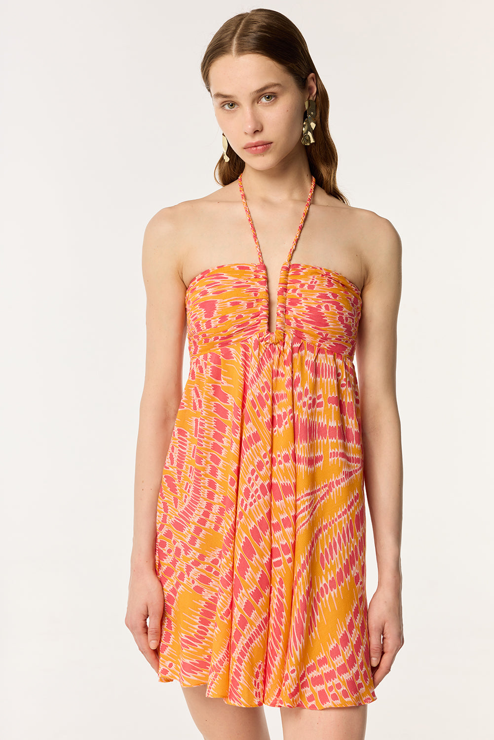 Mini Dress Calla - Yellow Kalina - Poupette St Barth