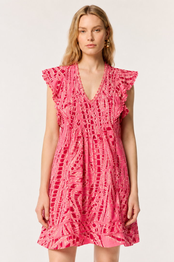 Mini Dress Camelia - Pink Kalina
