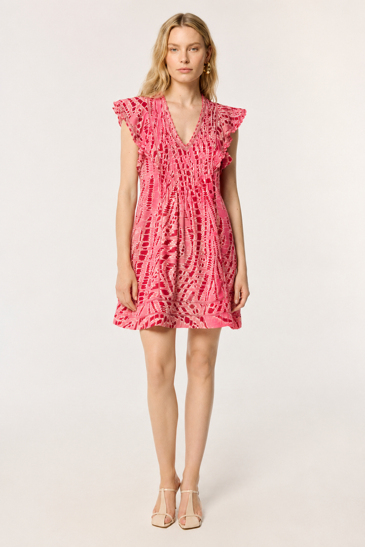 Mini Dress Camelia - Pink Kalina