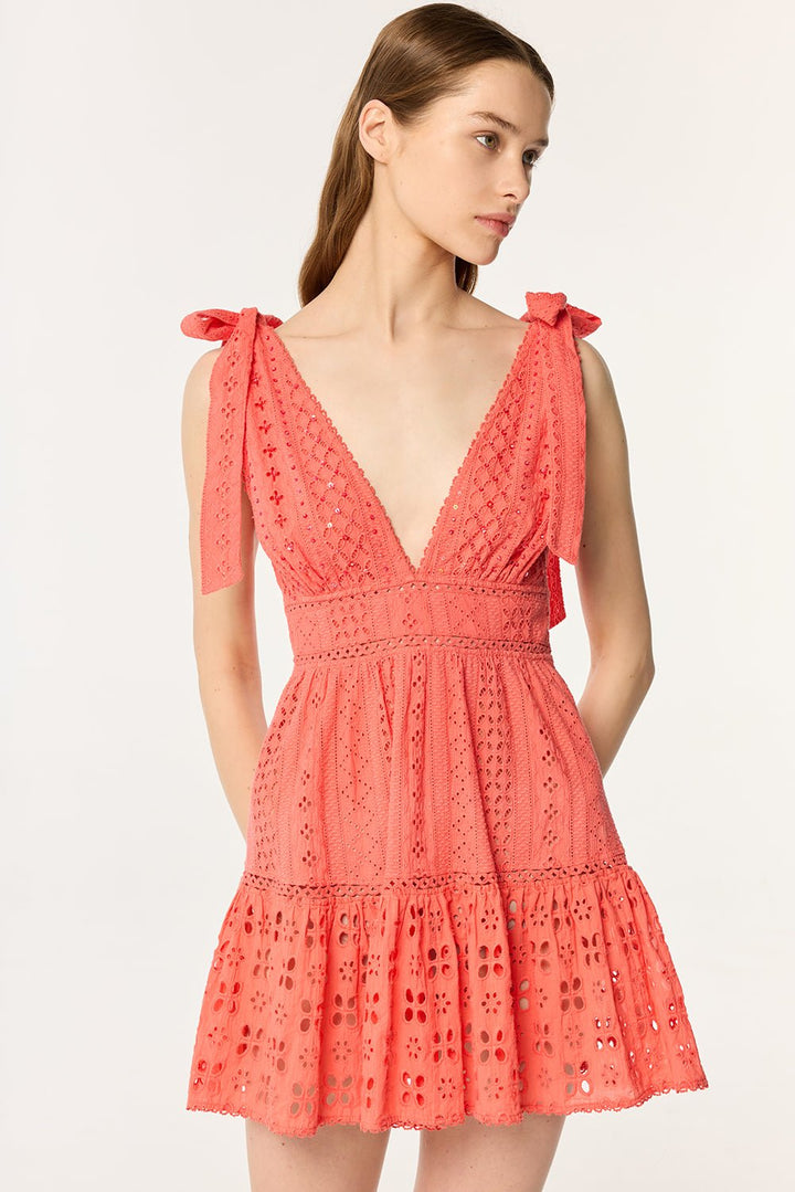 coral dress mini Mini Dress Cara | Coral | M