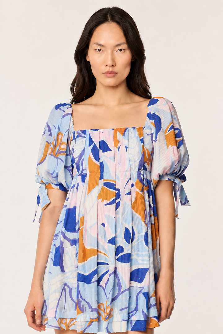 Mini Dress Catalina - Blue Macro Lilium