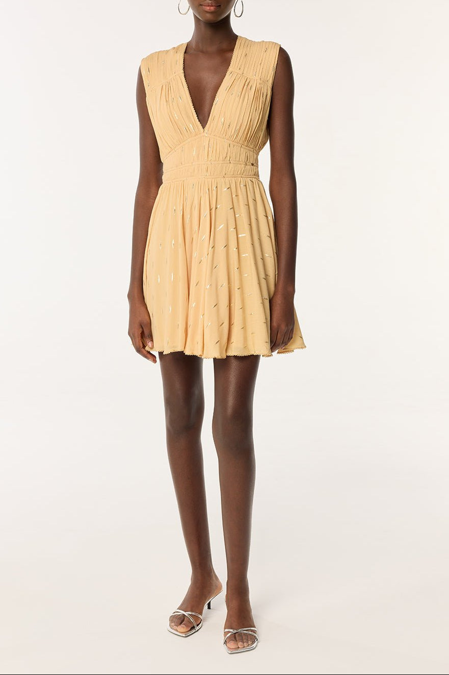Mini Dress Ciao - Cream Poupette St Barth Mini Dress Ciao - Cream Poupette St Barth