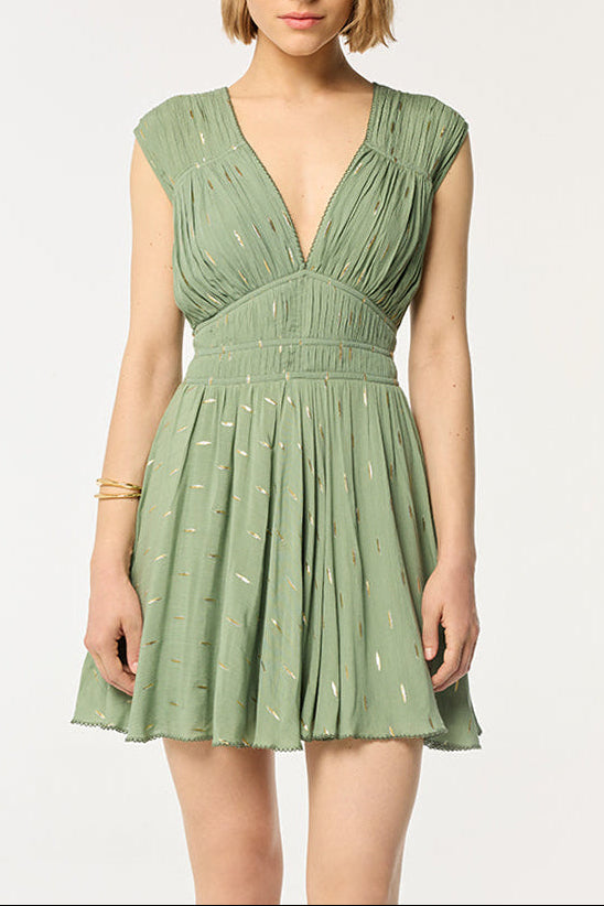 Mini Dress Ciao - Sage | Spring Collection