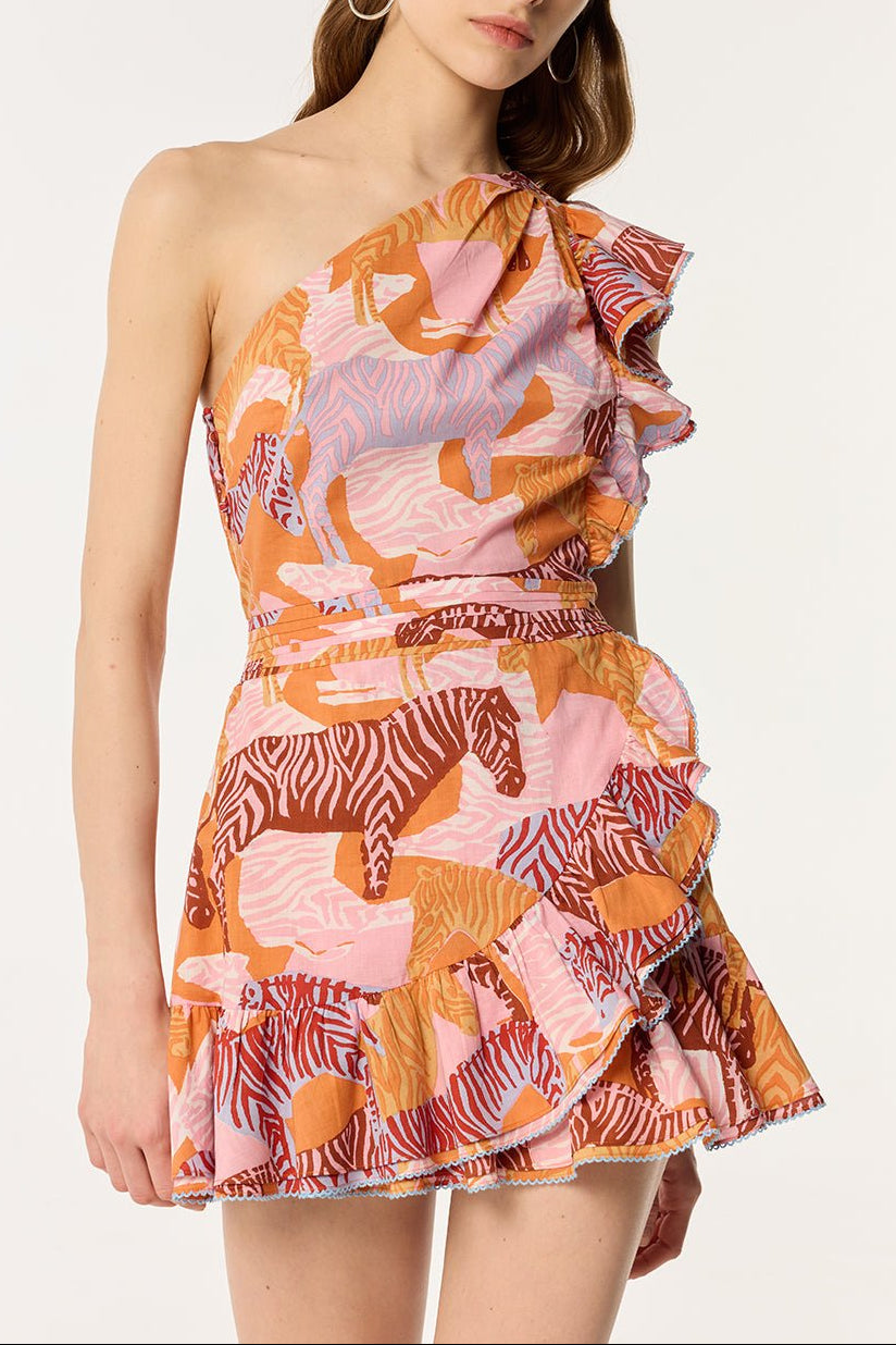 Mini Dress Corinne | Pink | S | Poupette St Barth Mini Dress Corinne | Pink | S | Poupette St Barth