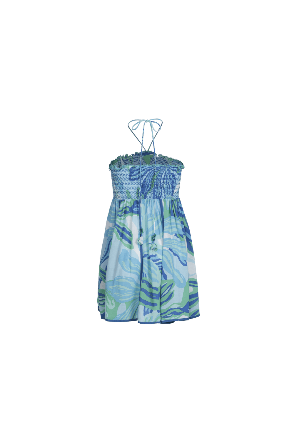 Kids Mini Dress Cycas | Blue | 2 yrs | Poupette St Barth Kids Mini Dress Cycas | Blue | 2 yrs | Poupette St Barth