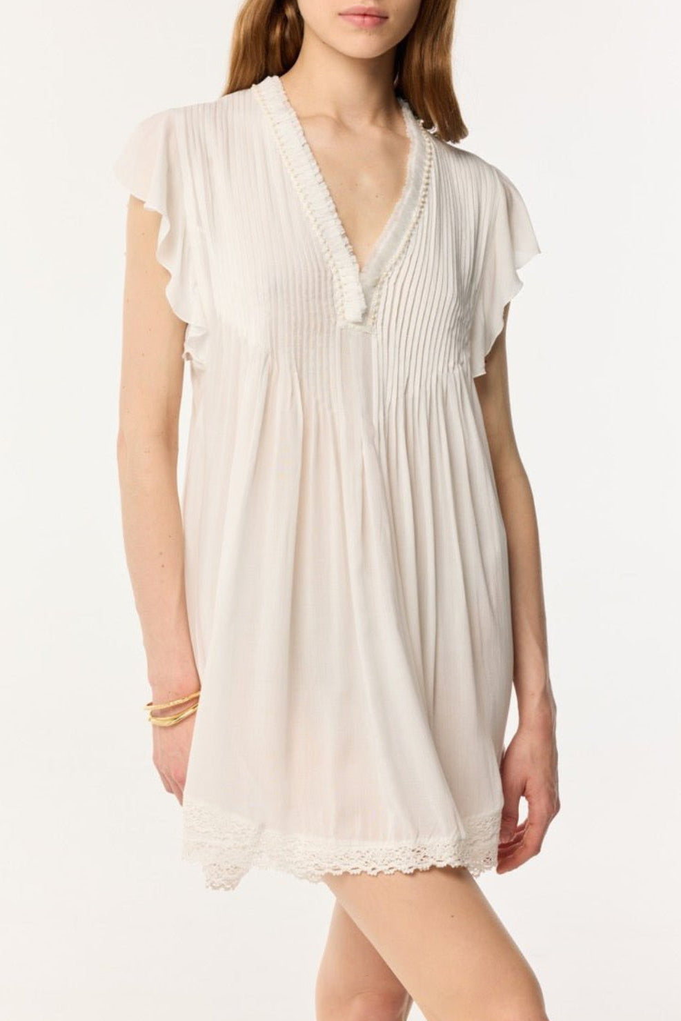 poupette st barth sasha lace-trim mini dress Mini Dress Sasha | Blue | M