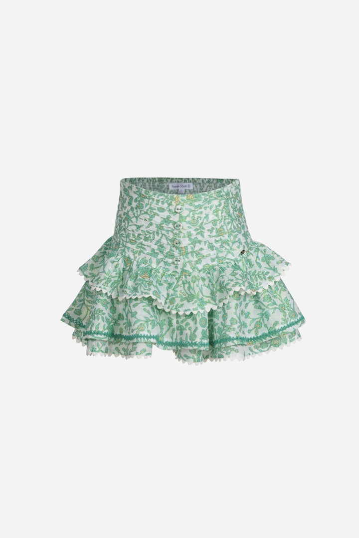 Mini Jupe Alizée pour fille - Green Lazuli 