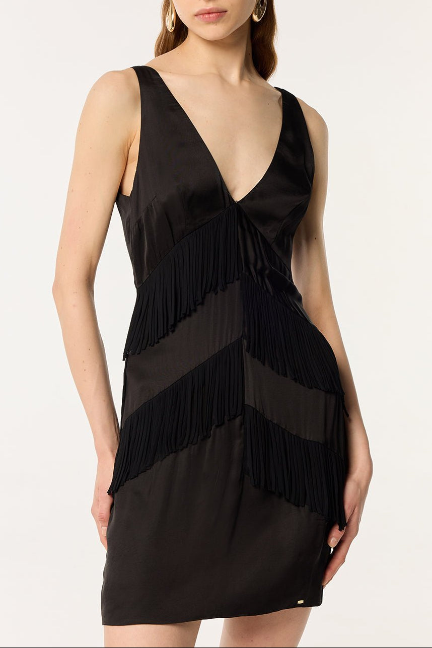 Mini Dress Carmen | Black | M | Poupette St Barth Mini Dress Carmen | Black | M | Poupette St Barth