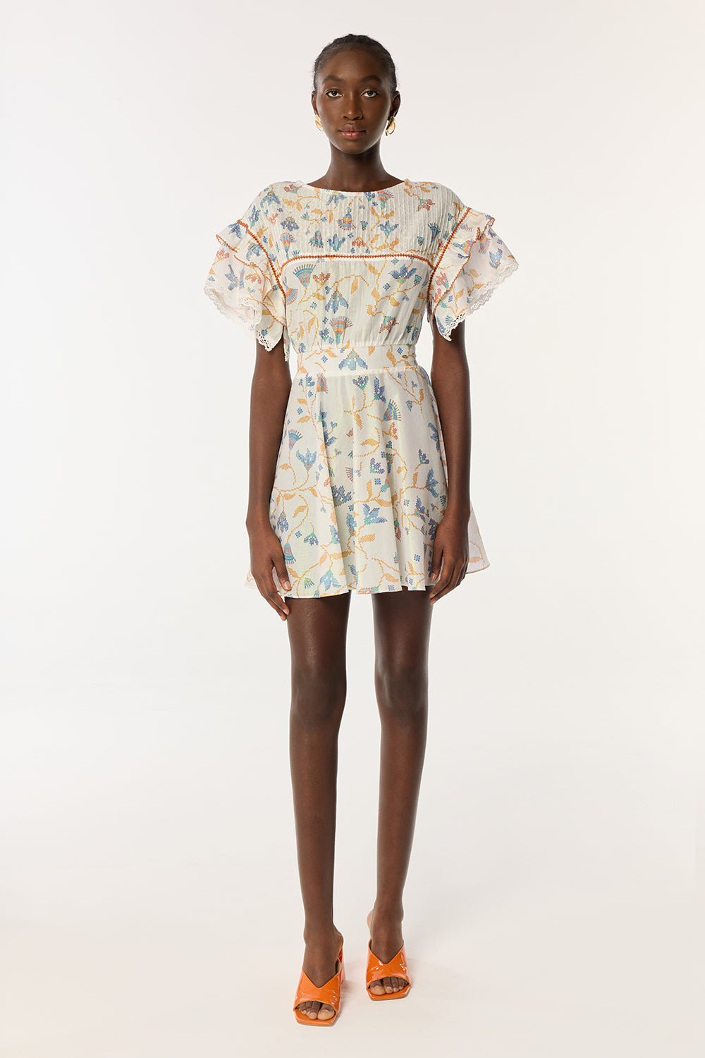 Mini Dress Kora - Blue Ylang Ylang - Poupette St Barth