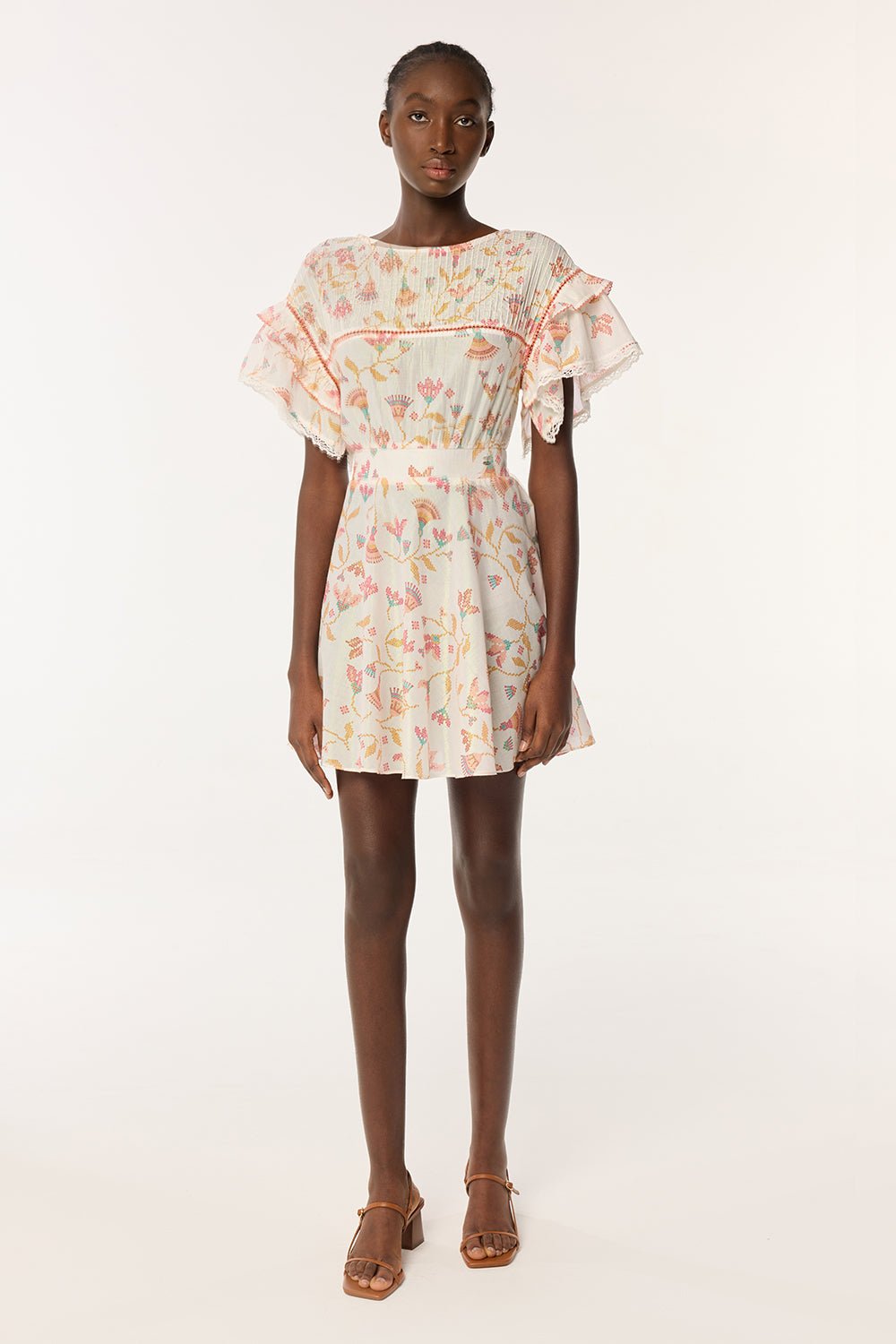 Mini Dress Kora - Pink Ylang Ylang - Poupette St Barth