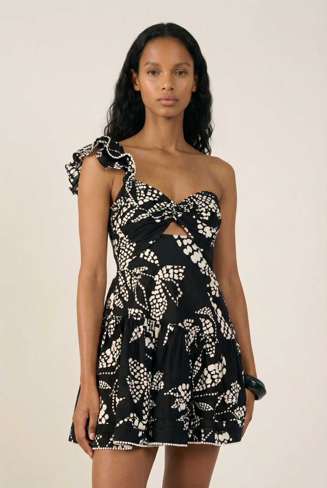 Mini Dress Niki - Black Austral - Poupette St Barth
