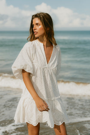 Mini Dress Cruz - Natural White