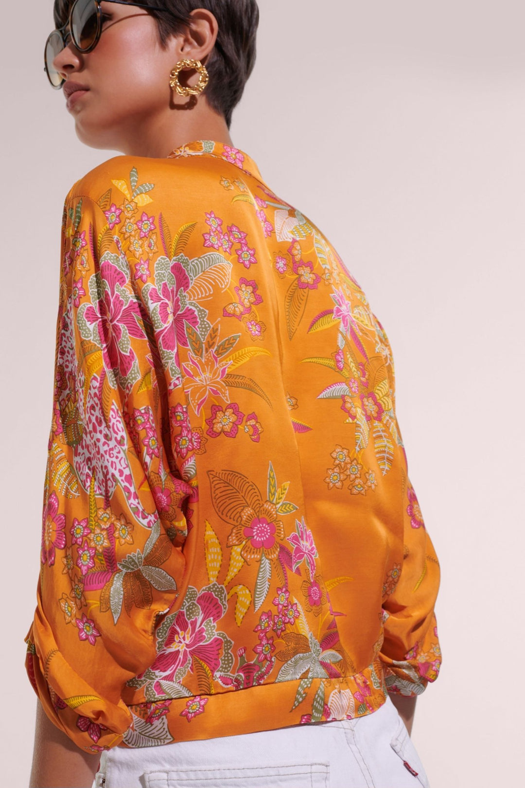 Chemise Azia - Orange Leo Forest