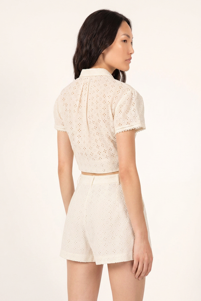 Short Chantal - Natural White