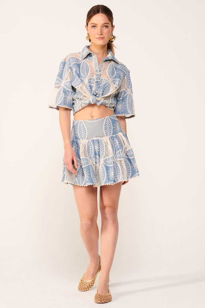 Mini Skirt Colleen - Blue