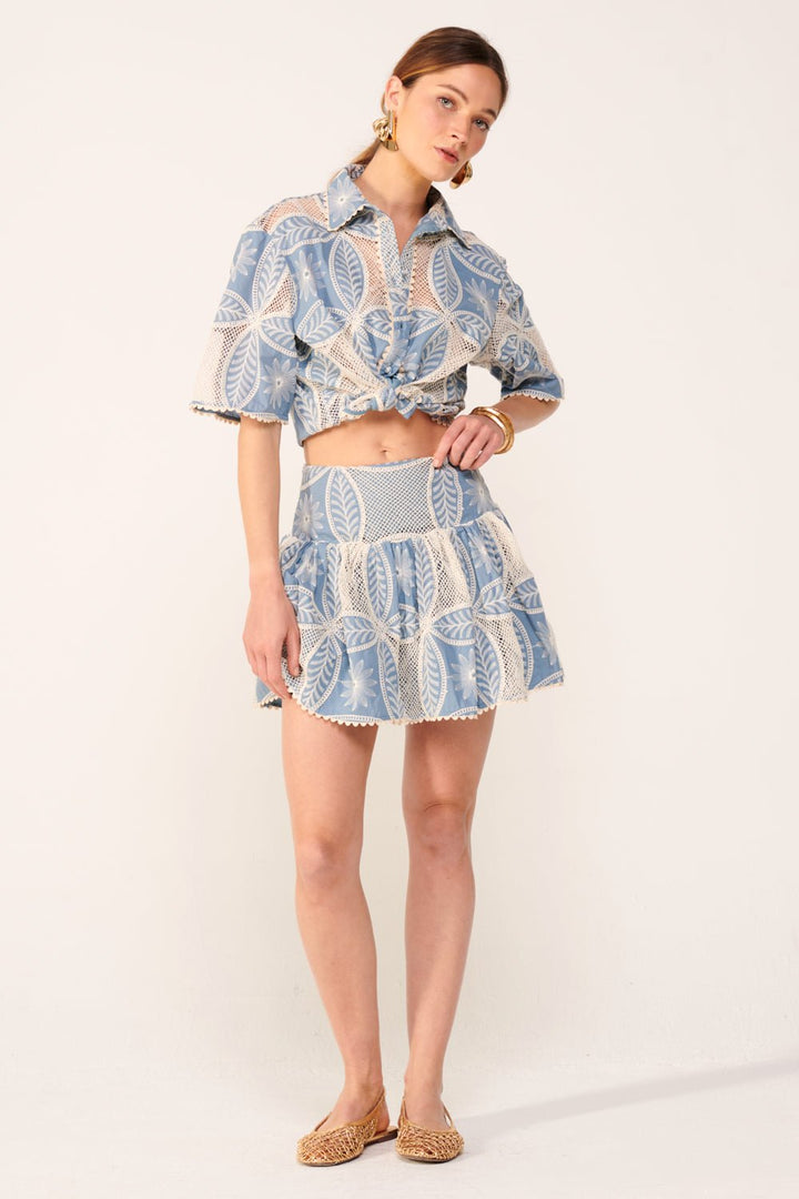 Mini Skirt Colleen - Blue