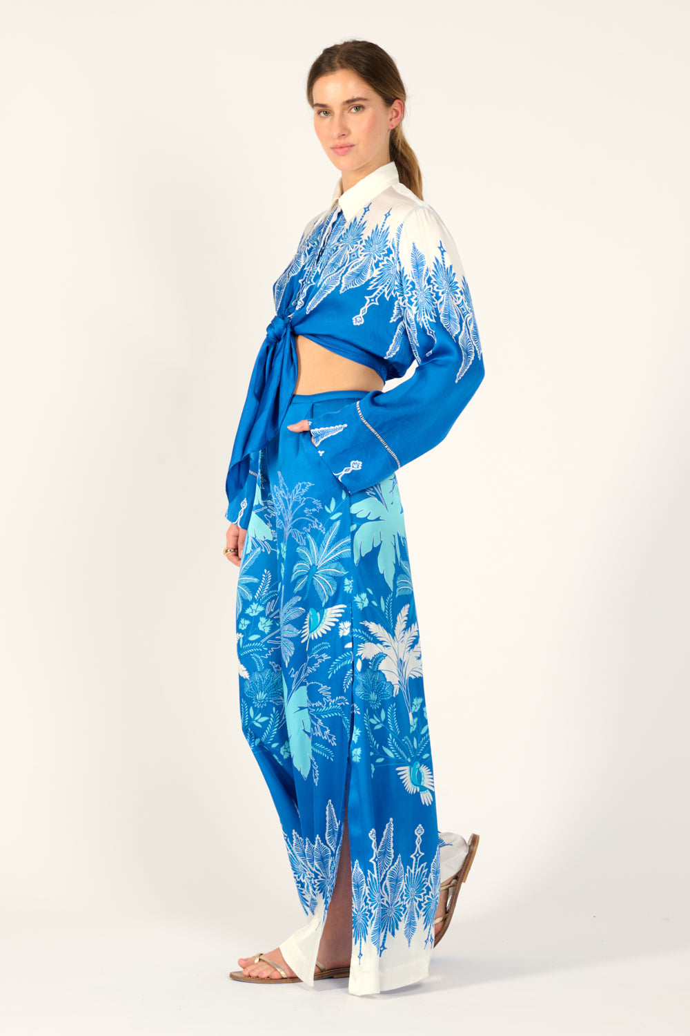 Pant Clea - Blue Canopy - Poupette St Barth