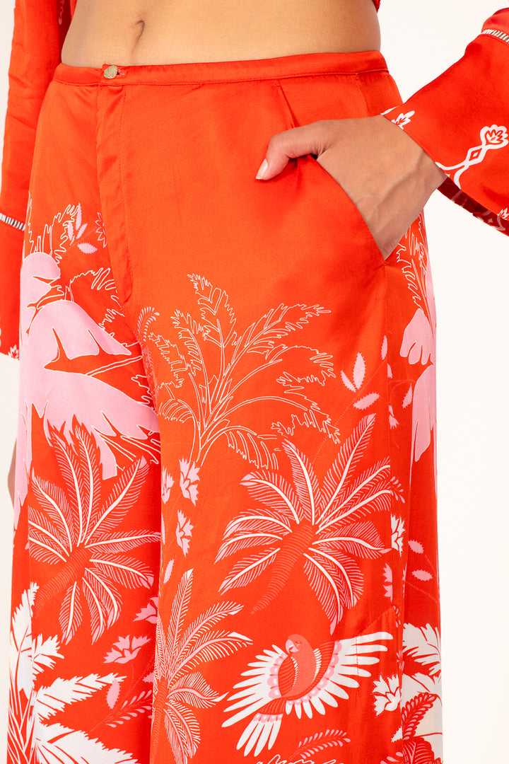 Pant Clea - Coral Canopy - Poupette St Barth