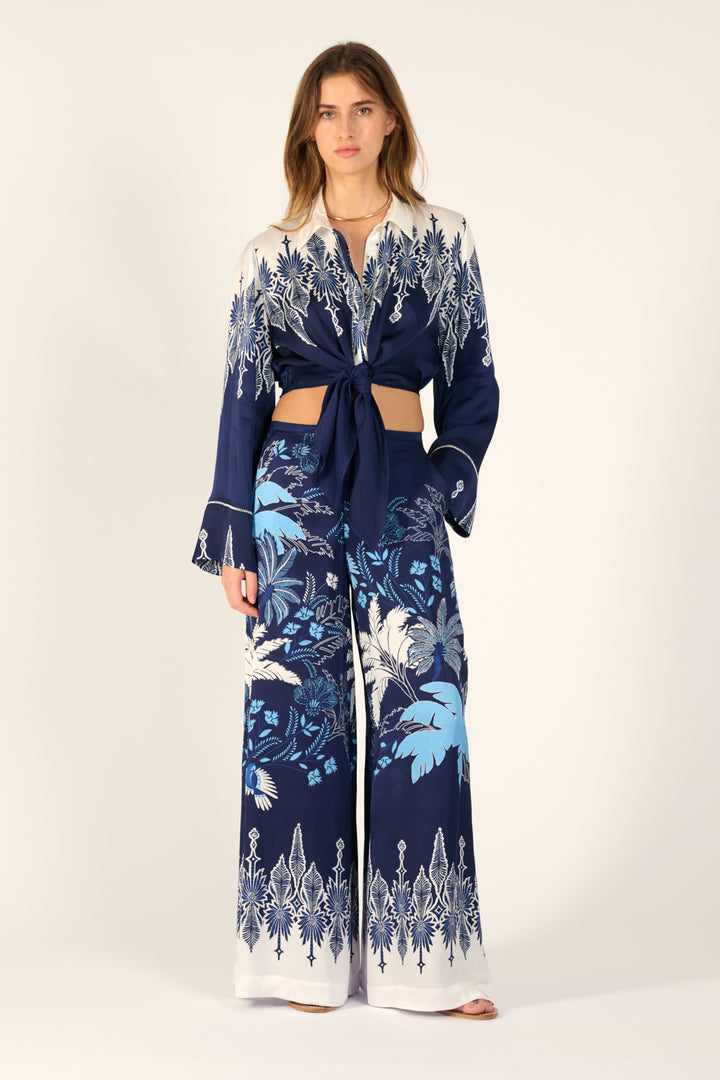 Pant Clea - Navy Canopy - Poupette St Barth