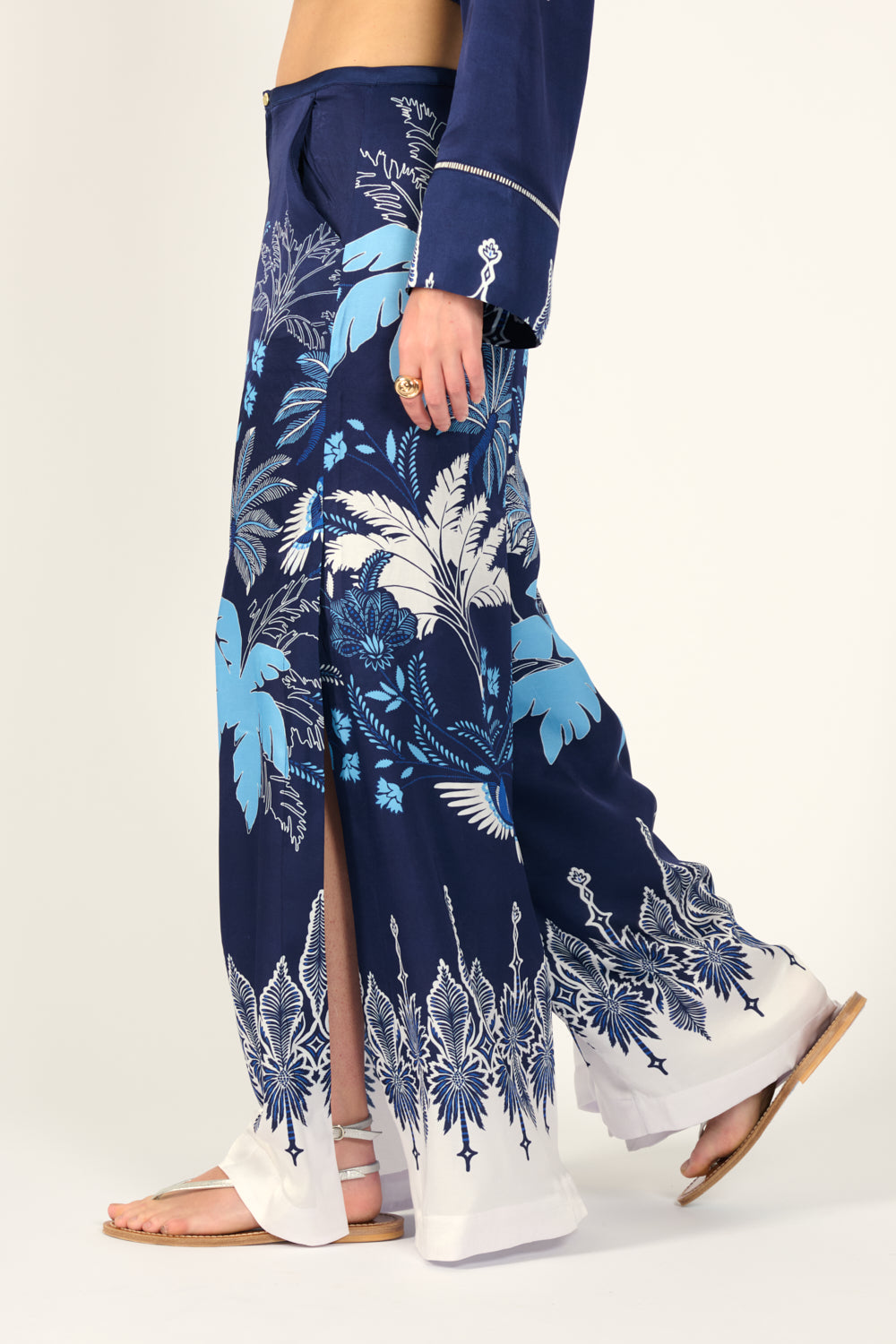 Pant Clea - Navy Canopy - Poupette St Barth