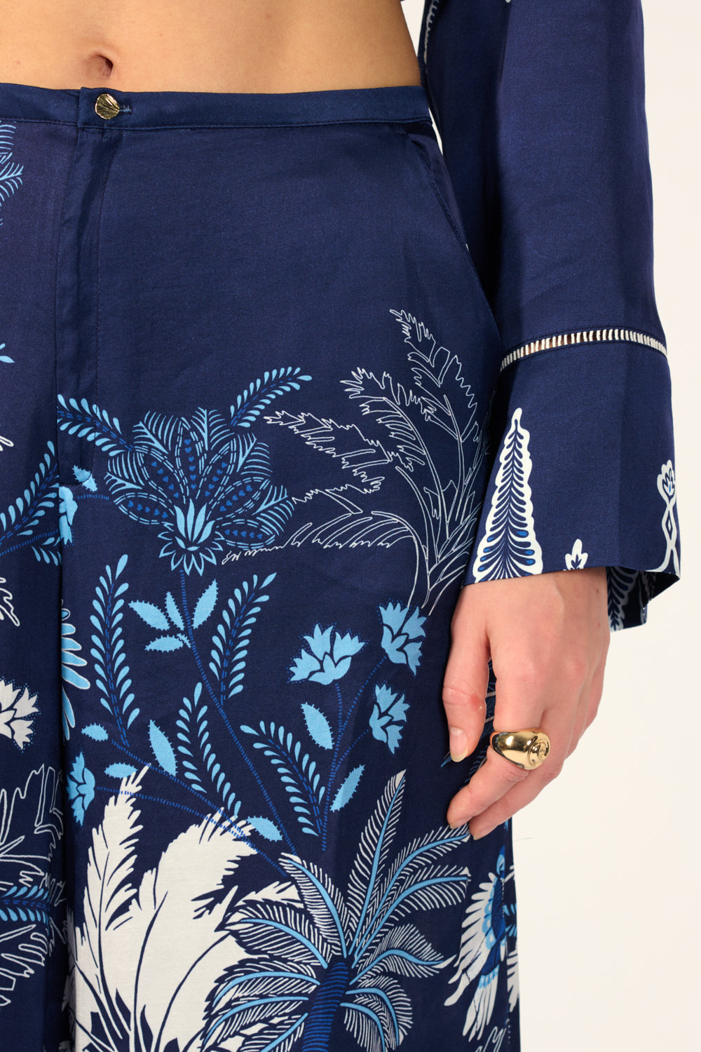 Pant Clea - Navy Canopy - Poupette St Barth