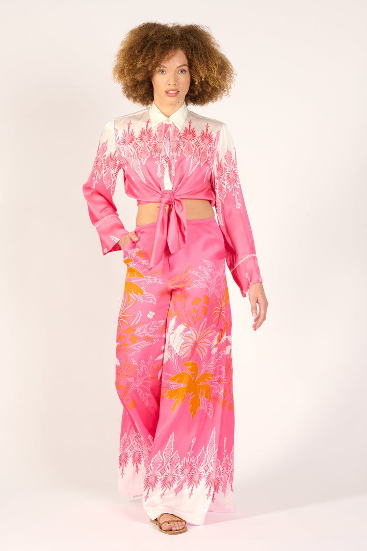 Pant Clea - Pink Canopy - Poupette St Barth