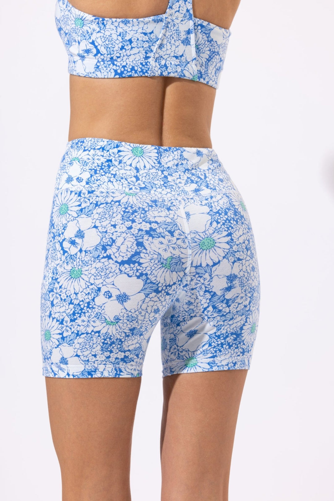 Short Alexia - Blue 70's Mid Garden - Poupette St Barth